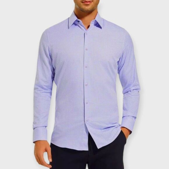 Duchamp Other - Duchamp London Men Formal Luxury Long Sleeve Shirt Slim Fit Stretch Cotton XXL